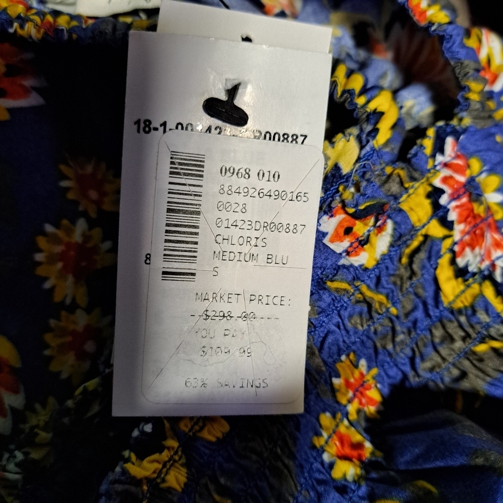 Joie Chloris‎ Sun Dress Floral in Baja Blue - Picture 10 of 10
